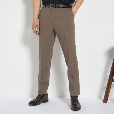 【HIGH SPEC MOTION】【春夏】パンツ/ブラウン/ウエストシャーリング仕様/※裾上げ必要