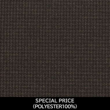 【パターンオーダー】【JOHN PEARSE SELECTLINE 2釦】【春夏】スーツ/SPECIAL PRICE/ブラウン＆ブラック×チェック(POLYESTER100%)