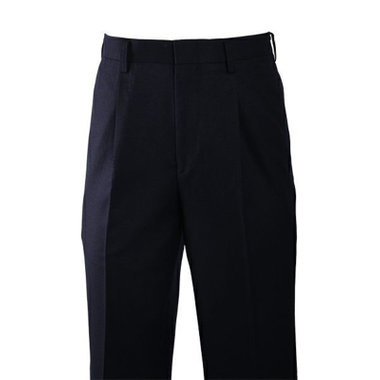 【秋冬】【ウォッシャブル】1タックスラックス/ネイビー×ソリッド