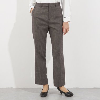 【Diana】【秋冬】パンツ/ブラウン/ウォッシャブル＆ストレッチ/BISHU JAPAN/裾上げ済仕様