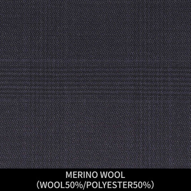 【パターンオーダー】【JOHN PEARSE SELECTLINE 2釦】【秋冬】スーツ/MERINO WOOL/ネイビー×チェック(WOOL50%/POLYESTER50%)