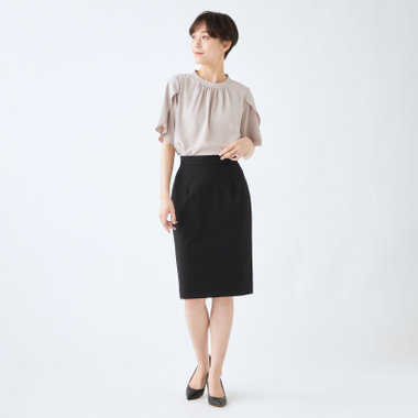 【NATURAL BEAUTY】【年間】スカート/ブラック