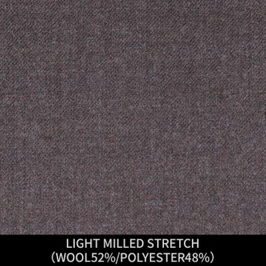 【パターンオーダー】【JOHN PEARSE SELECTLINE 2釦】【秋冬】スーツ/LIGHT MILLED STRETCH/ブラウン×無地(WOOL52%/POLYESTER48%)