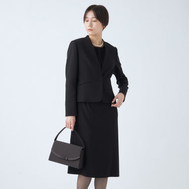 【KANSAI YAMAMOTO FEMME】【年間】ノーカラー＋ワンピーススカートレディースフォーマル