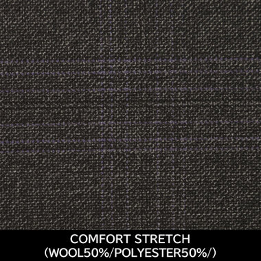 【パターンオーダー】【JOHN PEARSE WHITE 2釦】【秋冬】スーツ/COMFORT STRETCH/グレー(WOOL50% POLYESTER50%)