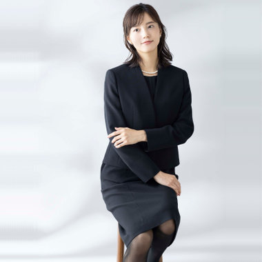 【KANSAI YAMAMOTO FEMME】【年間】ノーカラー＋ワンピーススカートレディースフォーマル