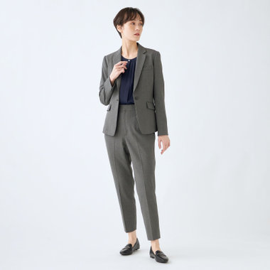 【NATURAL BEAUTY】【年間】1釦ジャケット/グレー