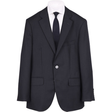 【JOHN PEARSE Black】【年間】【SHOWER CLEAN】2釦シングルジャケット/ネイビー×ソリッド