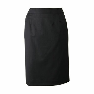 【Ultima nero G-Style】【年間】【ウォッシャブル】スカート/ブラック×ストライプ