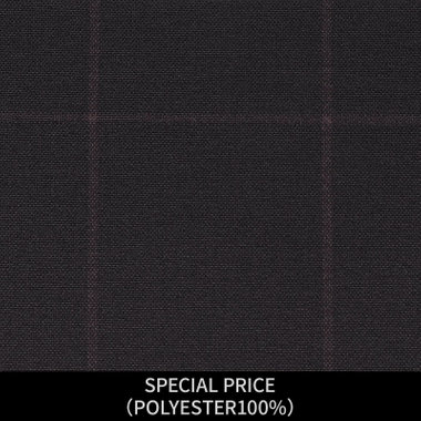 【パターンオーダー】【JOHN PEARSE WHITE 2釦】【春夏】スーツ/SPECIAL PRICE/ブラック×チェック(POLYESTER100%)