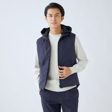 【ULTRA WORK SUIT/WORK LINE】【年間】リバーシブルベスト/ネイビー