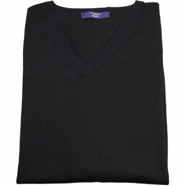 【JOHN PEARSE comfort navy】ニットベスト/ブラック/ZEGNA BARUFFA /マシンウォッシャブル