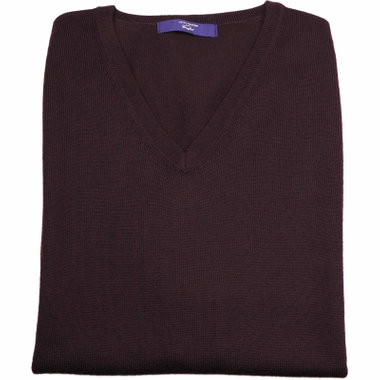 【JOHN PEARSE comfort navy】ニットベスト/ダークブラウン/ZEGNA BARUFFA /マシンウォッシャブル