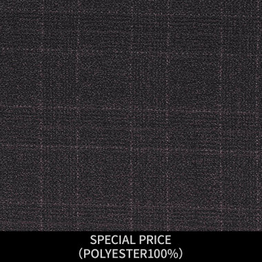 【パターンオーダー】【JOHN PEARSE WHITE 2釦】【秋冬】スーツ/SPECIAL PRICE/グレー×チェック(POLYESTER100%)