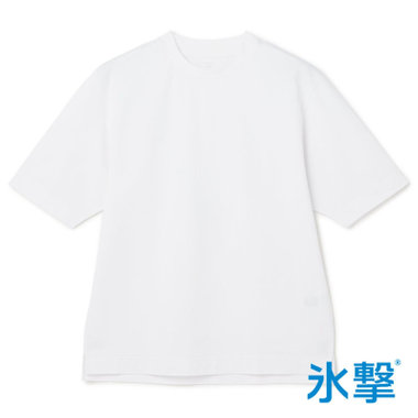 【JHON PEARSE comfort】【半袖】Tシャツ/グレー/ クルーネック/ 酷暑対策Tシャツ「FREEZETECH 氷撃」冷感PRINT