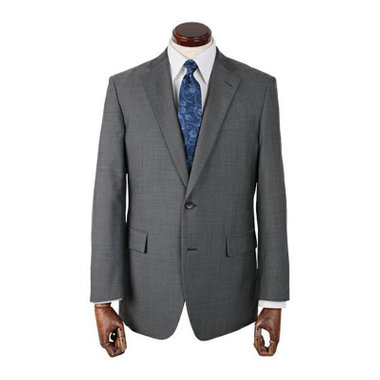 【WEB限定/OUTLET/汚れ・キズ等有】【JASLEY】【春夏】スペアパンツ付き/ 2釦シングルスーツ /グレー×ソリッド