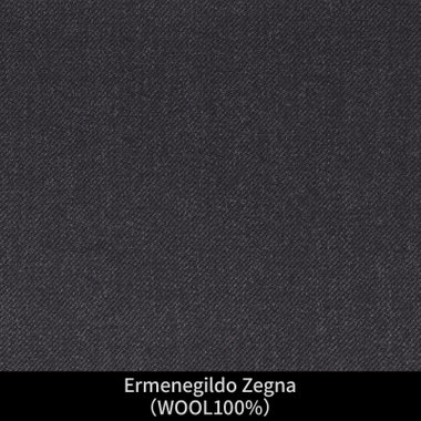 【パターンオーダー】【JOHN PEARSE WHITE 2釦】【秋冬】スーツ/Ermenegildo Zegna/チャコールグレー×ソリッド(WOOL100%)
