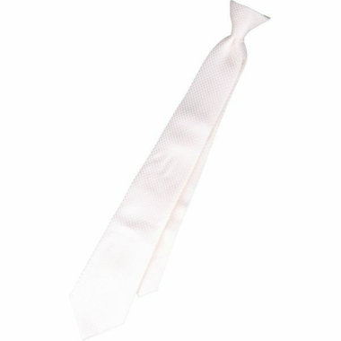 瞬間フィット。速攻スマート。【FAST TIE】シルクフォーマルネクタイ/ホワイト