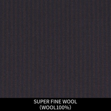 【パターンオーダー】【JOHN PEARSE WHITE 3釦】【春夏】スーツ/SUPER FINE WOOL/ネイビー＆ブラウン×ストライプ(WOOL100%)