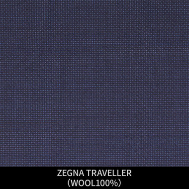 【パターンオーダー】【JOHN PEARSE WHITE 3釦】【春夏】スーツ/ZEGNA TRAVELLER/ネイビー(WOOL100%)