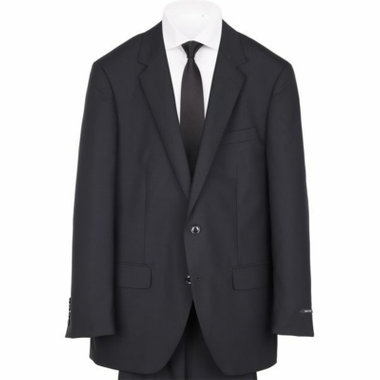 【JOHN PEARSE Black SELECT LINE】【年間】2釦シングルスーツ/ブラック×ドビー/SHOWER CLEAN