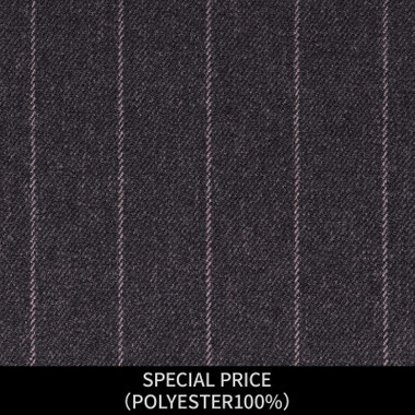 【パターンオーダー】【JOHN PEARSE WHITE 3釦】【秋冬】スーツ/SPECIAL PRICE/グレー×ストライプ(POLYESTER100%)