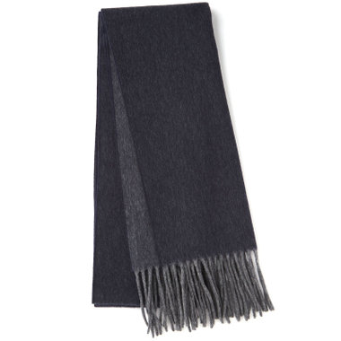 【THE 神 MUFFLER】SUPER170'S NEW ZEALAND WOOLマフラー/ネイビー/31m×165cm