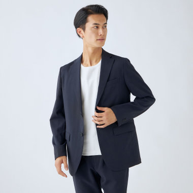 【ULTRA WORK SUIT/WORK LINE】【年間】セットアップ2釦ジャケット/ネイビー