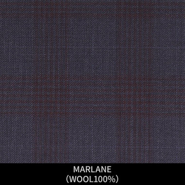 【パターンオーダー】【JOHN PEARSE WHITE 3釦】【秋冬】スーツ/MARLANE/ネイビー×チェック(WOOL100%)