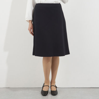 【Diana】【秋冬】スカート/ネイビー×シャドーチェック/ウォッシャブル＆ストレッチ