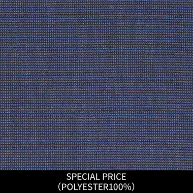 【パターンオーダー】【JOHN PEARSE WHITE 4釦1掛ダブル】【春夏】スーツ/SPECIAL PRICE/ブルー×ハウンドトゥース(POLYESTER100%)