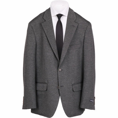 【stanley blacker】【秋冬】2釦シングルジャケット/グレー/ニット素材