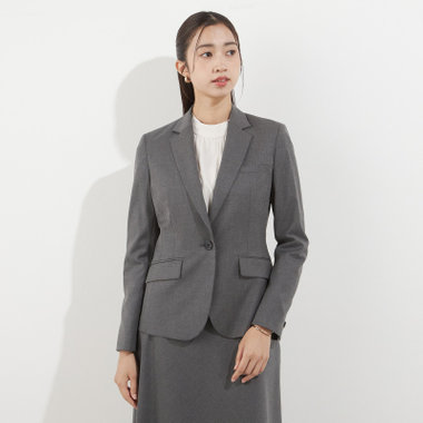 【Diana】【秋冬】ジャケット/グレー/ウォッシャブル＆ストレッチ