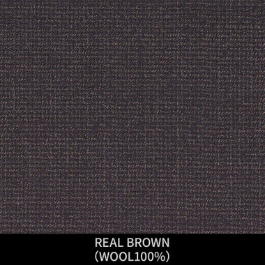 【パターンオーダー】【JOHN PEARSE WHITE 4釦1掛ダブル】【春夏】スーツ/REAL BROWN/ブラウン(WOOL100%)