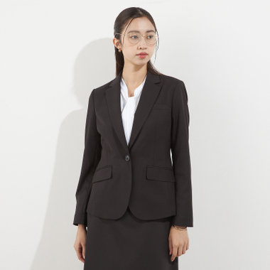 【Diana】【秋冬】ジャケット/グレー×シャドーチェック/ウォッシャブル＆ストレッチ