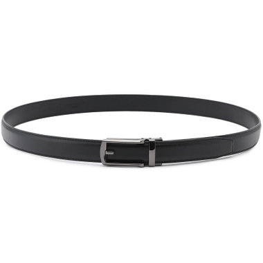 【JOHN PEARSE】【フリーアジャスト仕様/5mm間隔/32段階】バックルベルト 2.9cm幅/ブラック(ウエスト120cmまで対応)