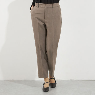 【Diana】【秋冬】パンツ/ブラウン/ウォッシャブル＆ストレッチ/裾上げ済仕様