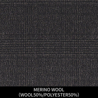 【パターンオーダー】【JOHN PEARSE WHITE 4釦1掛ダブル】【秋冬】スーツ/MERINO WOOL/ダークブラウン×チェック(WOOL50%/POLYESTER50%)