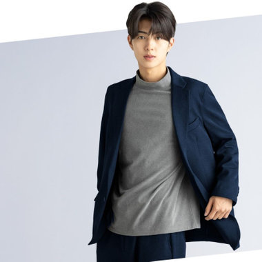 ビジカジセットアップ【ULTRA WORK SUIT】【秋冬】2釦ジャケット/ネイビー