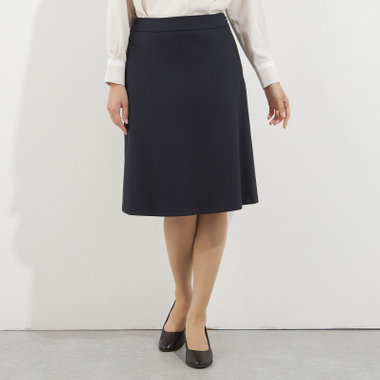 Diana】【秋冬】スカート/ネイビー/ウォッシャブル＆ストレッチ