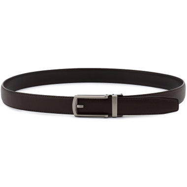 【JOHN PEARSE】【フリーアジャスト仕様/5mm間隔/32段階】バックルベルト 2.8cm幅/ブラウン(ウエスト91cmまで対応)