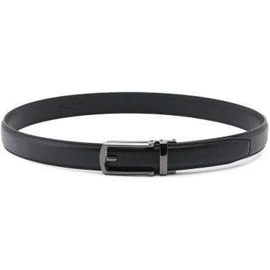 【WEB限定/OUTLET/汚れ・キズ等有】【JOHN PEARSE】【フリーアジャスト仕様/5mm間隔/32段階】バックルベルト 2.9cm幅/ブラック(ウエスト91cmまで対応)