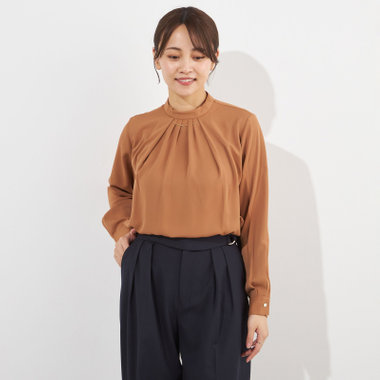 【NATURAL BEAUTY】ブラウス/ダークオレンジ