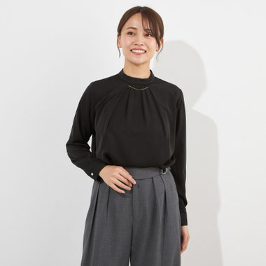 【NATURAL BEAUTY】ブラウス/ブラック