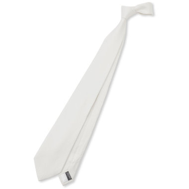 【JOHN PEARSE White】【結婚式】シルクフォーマルネクタイ8.0㎝幅/ホワイト×小紋柄