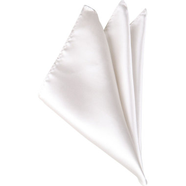 シルクポケットチーフ/シルバー