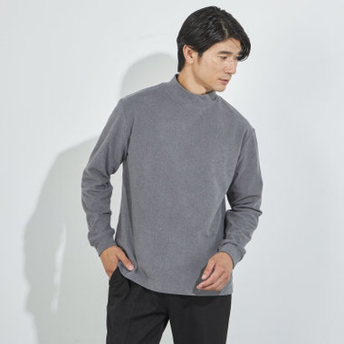 【U.W.S】 【秋冬】ピーチフェイスモック/グレー