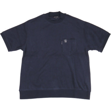 【stanley blacker】【半袖】パイル地ジャケＴ/ネイビー