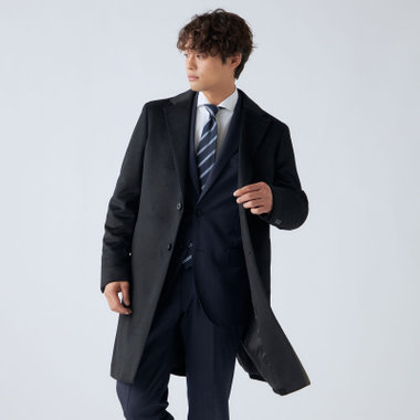【希少】定価30万XAVIER DELCOUR エディ　チェスターコート 46 希少】定価30万XAVIER DELCOUR エディ チェスターコート 46