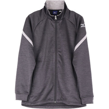 【MIZUNO】スタンドフルジップスウェット/ブラック